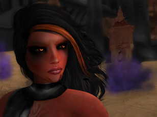 Картинка 3д+графика портрет+ portraits фон взгляд девушка