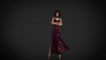 Картинка 3д+графика люди+ people взгляд фон девушка