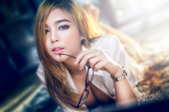 Картинка девушки -unsort+ азиатки взгляд лицо