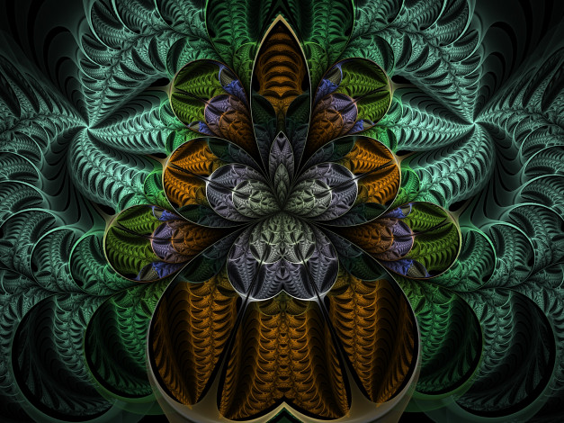 Обои картинки фото 3д графика, фракталы , fractal, цвета, фон, узор