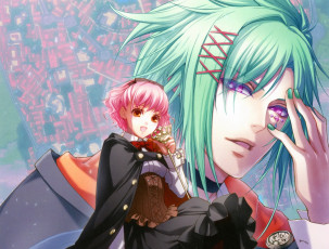 Картинка аниме wand+of+fortune парень девушка