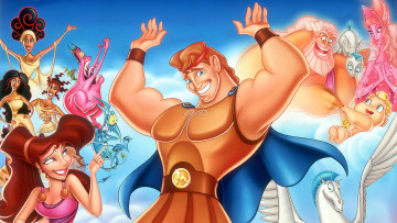 Картинка мультфильмы hercules персонажи