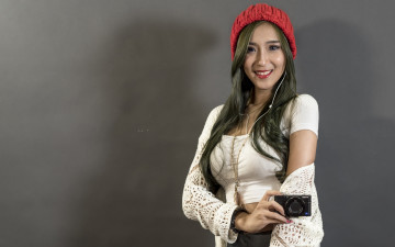 Картинка девушки -unsort+ азиатки лицо взгляд