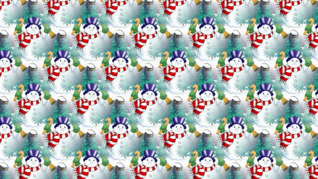 Обои картинки фото праздничные, векторная графика , новый год, фон, снег, зима, текстура, новый, год, снеговик, праздник, арт, колокольчик