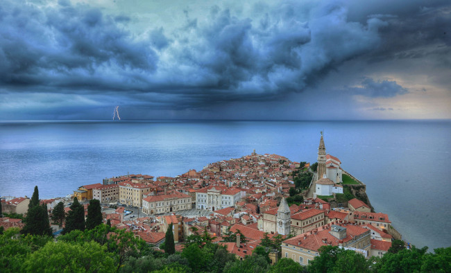 Обои картинки фото города, - панорамы, побережье