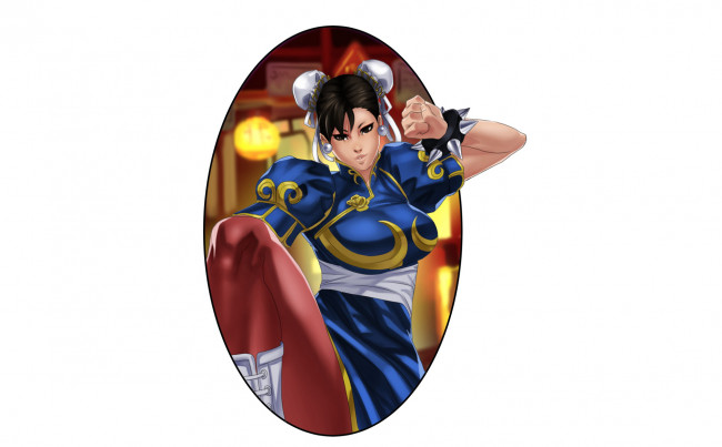 Обои картинки фото рисованное, комиксы, девушка, фон, взгляд, кимоно