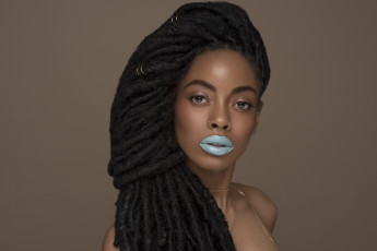 Картинка leineal+howard девушки -unsort+ лица +портреты девушка мулатка темнокожая портрет причёска модель макияж фотомодель лицо leineal howard взгляд