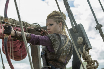 Картинка vikings кино+фильмы vikings+ 2013 +сериал блондинка девушка katheryn winnick воин актриса