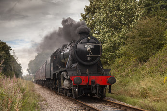 Картинка техника паровозы локомотив состав