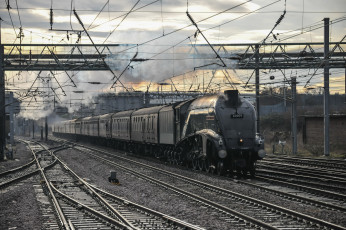 Картинка техника паровозы локомотив состав