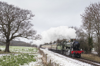 Картинка техника паровозы локомотив состав
