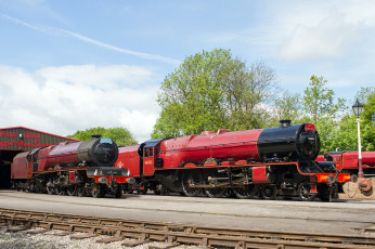 Картинка техника паровозы локомотив состав