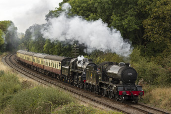 Картинка техника паровозы локомотив состав