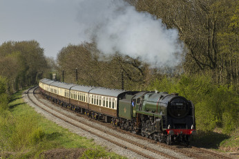 Картинка техника паровозы локомотив состав