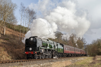 Картинка техника паровозы локомотив состав