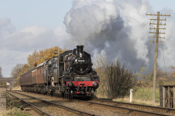 Картинка техника паровозы состав локомотив