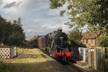 Картинка техника паровозы состав локомотив