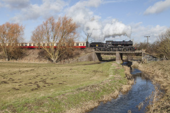 Картинка техника паровозы состав локомотив