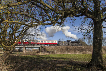 Картинка техника паровозы состав локомотив