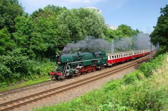 Картинка техника паровозы состав локомотив