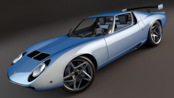 Картинка автомобили 3д 1967г lamborghini