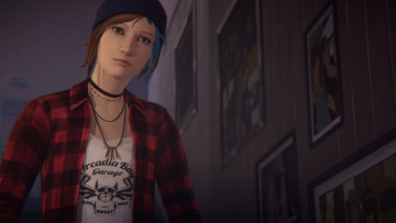 обоя life is strange,  before the storm, видео игры, фон, взгляд, девушка