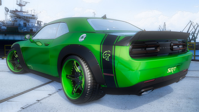 Обои картинки фото автомобили, 3д, 2015г, dodge