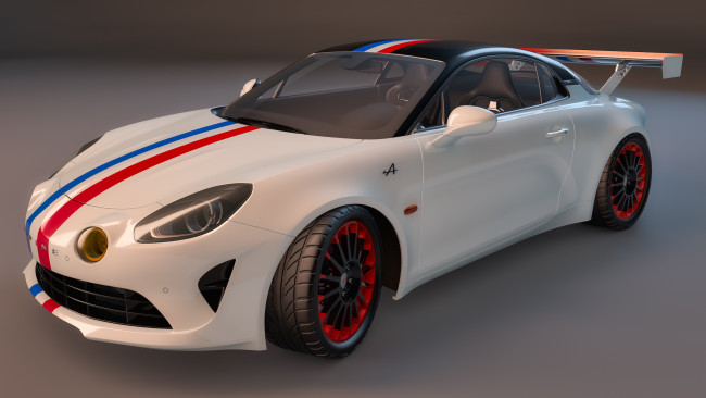 Обои картинки фото автомобили, 3д, 2018г, renault