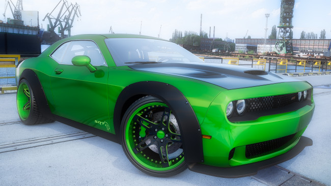 Обои картинки фото автомобили, 3д, dodge, 2015г