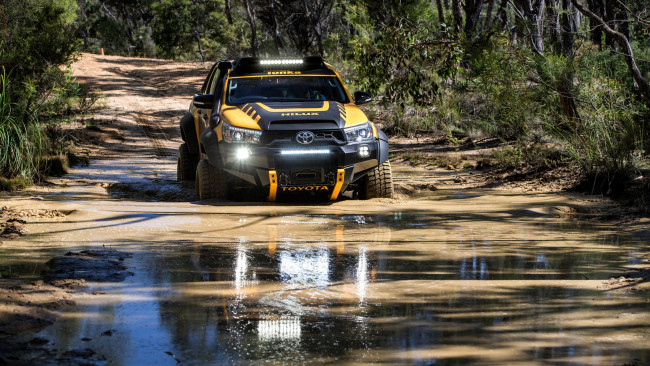 Обои картинки фото toyota hilux tonka concept 2017, автомобили, toyota, 2017, concept, tonka, hilux