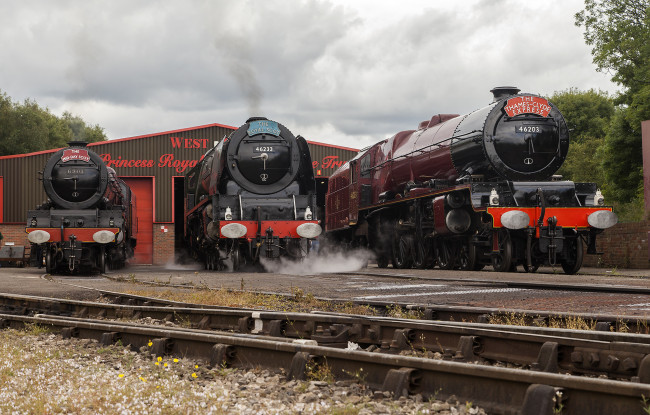 Обои картинки фото техника, паровозы, состав, локомотив