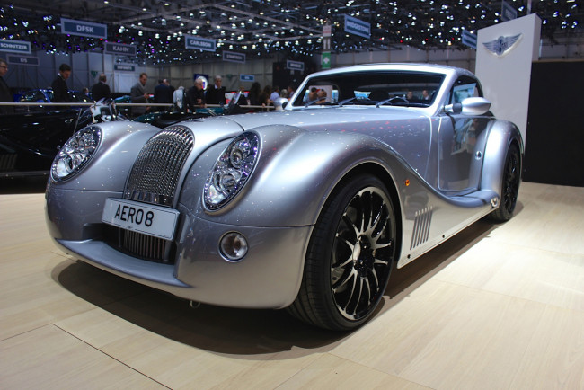 Обои картинки фото morgan aero 8 2017, автомобили, выставки и уличные фото, выставка, автосалон, blue, 2017, 8, aero, morgan