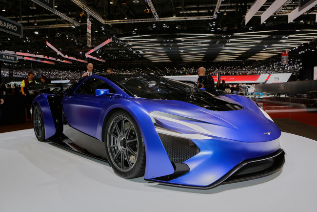 Обои картинки фото techrules gt86 2017, автомобили, выставки и уличные фото, gt86, techrules, blue, 2017