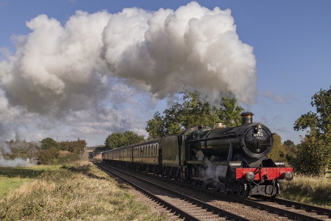 Обои картинки фото техника, паровозы, локомотив, состав