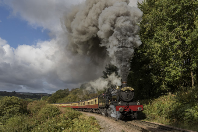 Обои картинки фото техника, паровозы, локомотив, состав