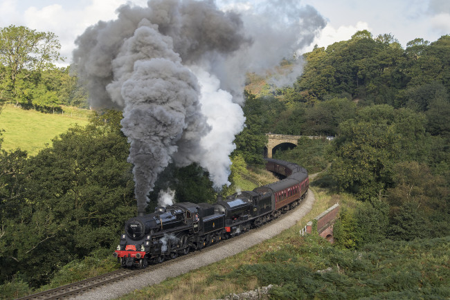 Обои картинки фото техника, паровозы, локомотив, состав