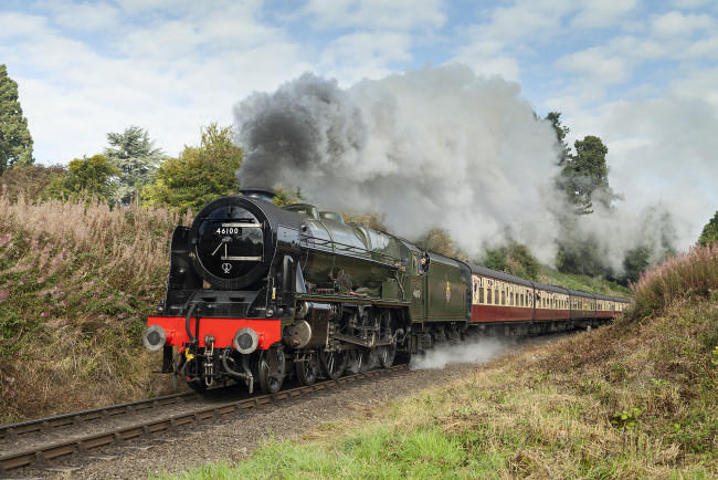 Обои картинки фото техника, паровозы, локомотив, состав