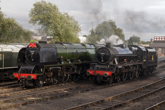 Обои картинки фото техника, паровозы, локомотив, состав