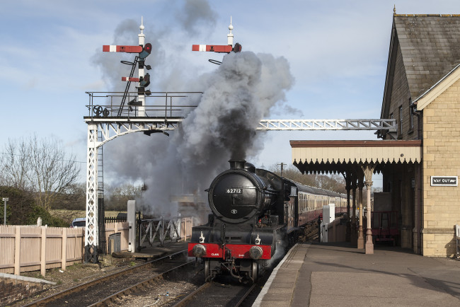 Обои картинки фото техника, паровозы, локомотив, состав