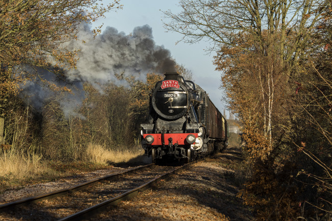 Обои картинки фото техника, паровозы, состав, локомотив