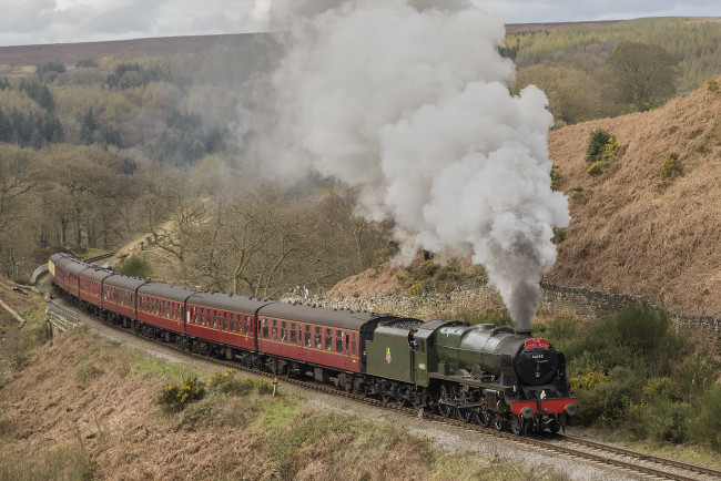 Обои картинки фото техника, паровозы, состав, локомотив