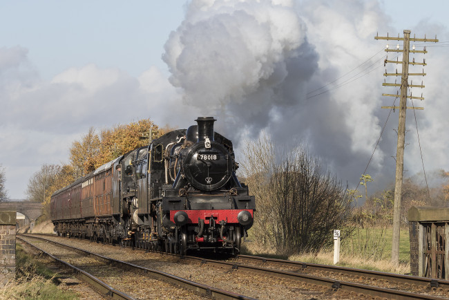 Обои картинки фото техника, паровозы, состав, локомотив