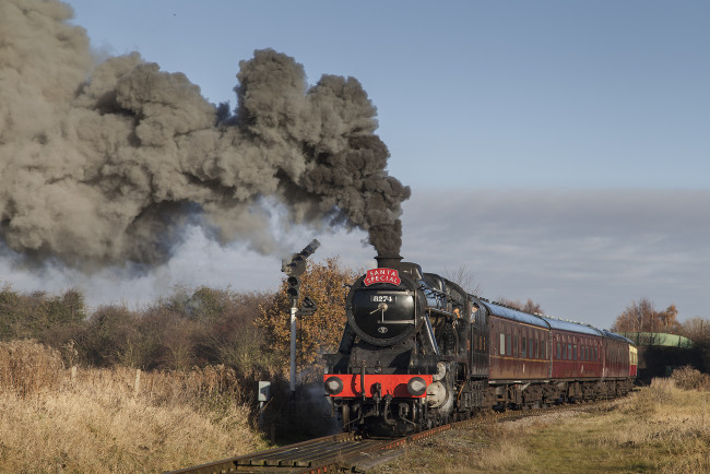 Обои картинки фото техника, паровозы, состав, локомотив