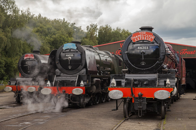 Обои картинки фото техника, паровозы, состав, локомотив