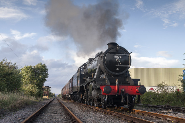 Обои картинки фото техника, паровозы, состав, локомотив