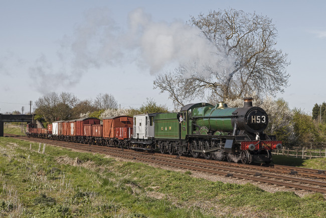 Обои картинки фото техника, паровозы, состав, локомотив