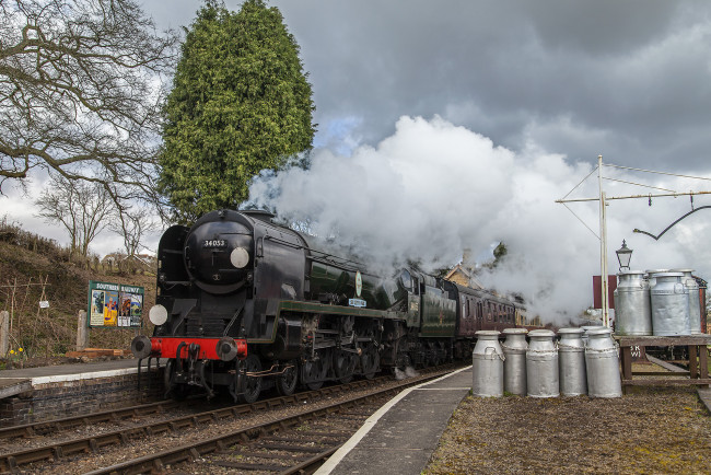 Обои картинки фото техника, паровозы, состав, локомотив