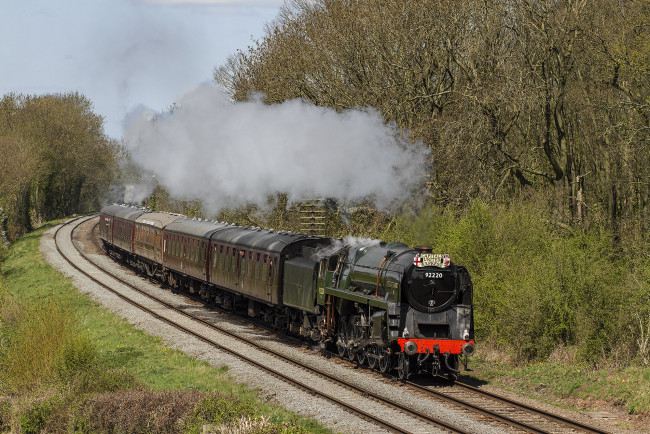 Обои картинки фото техника, паровозы, состав, локомотив