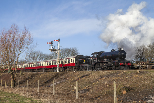 Обои картинки фото техника, паровозы, состав, локомотив