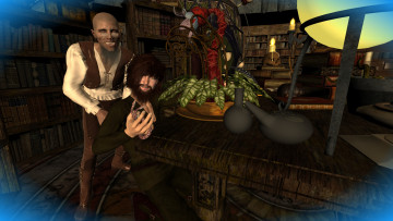 Картинка 3д+графика фантазия+ fantasy мужчина взгляд фон